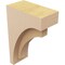 Ekena Millwork 3"W x 6"D x 9"H Classic Rivera Rough Cedar Woodgrain TimberThane Corbel, Primed Tan CORUR03X06X09RIVRCPR - alternate 3